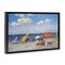Stupell Industries Classic Beachgoers Scene Framed Floater Canvas Wall Art Design by William Merit Chase